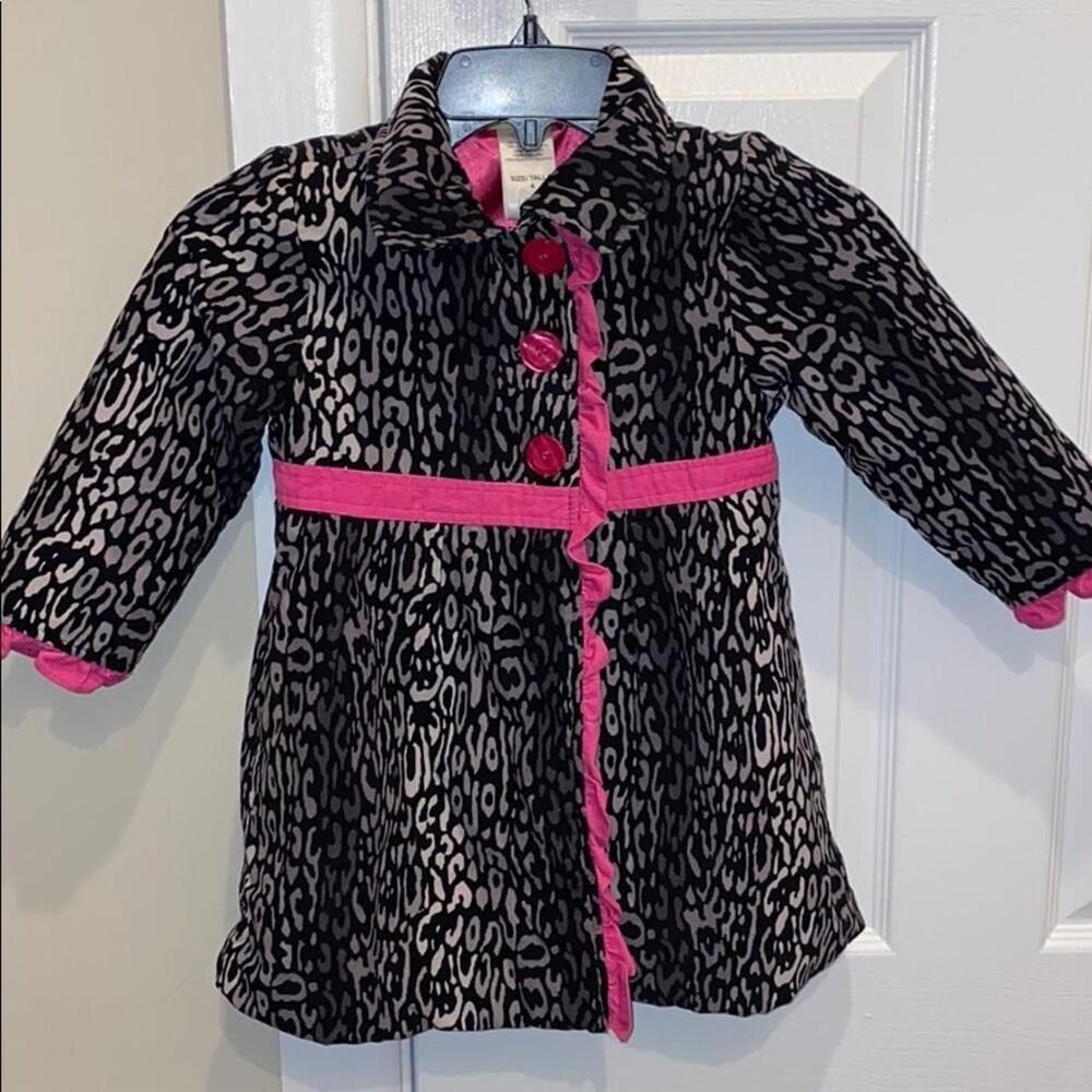 Unbranded Women's Black and Pink Coat